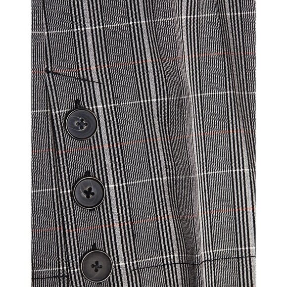 DEREK LAM 10 CROSBY 0 Two-toned Plaid Flannel Button Flare Cropped Pant $395US - Picture 3 of 11